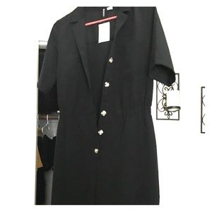 H&M DRESSY BLACK JUMPSUIT